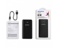 ADATA Power Bank P20000QCD 20000mAh czarny - 645542 - zdjęcie 7
